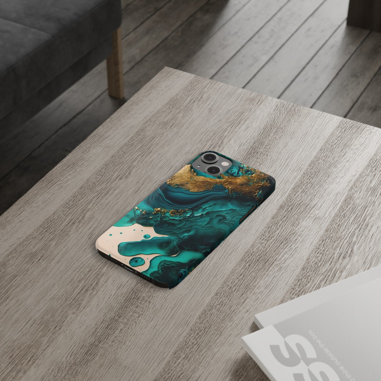 Abstract Geometric Bliss Slim Phone Case