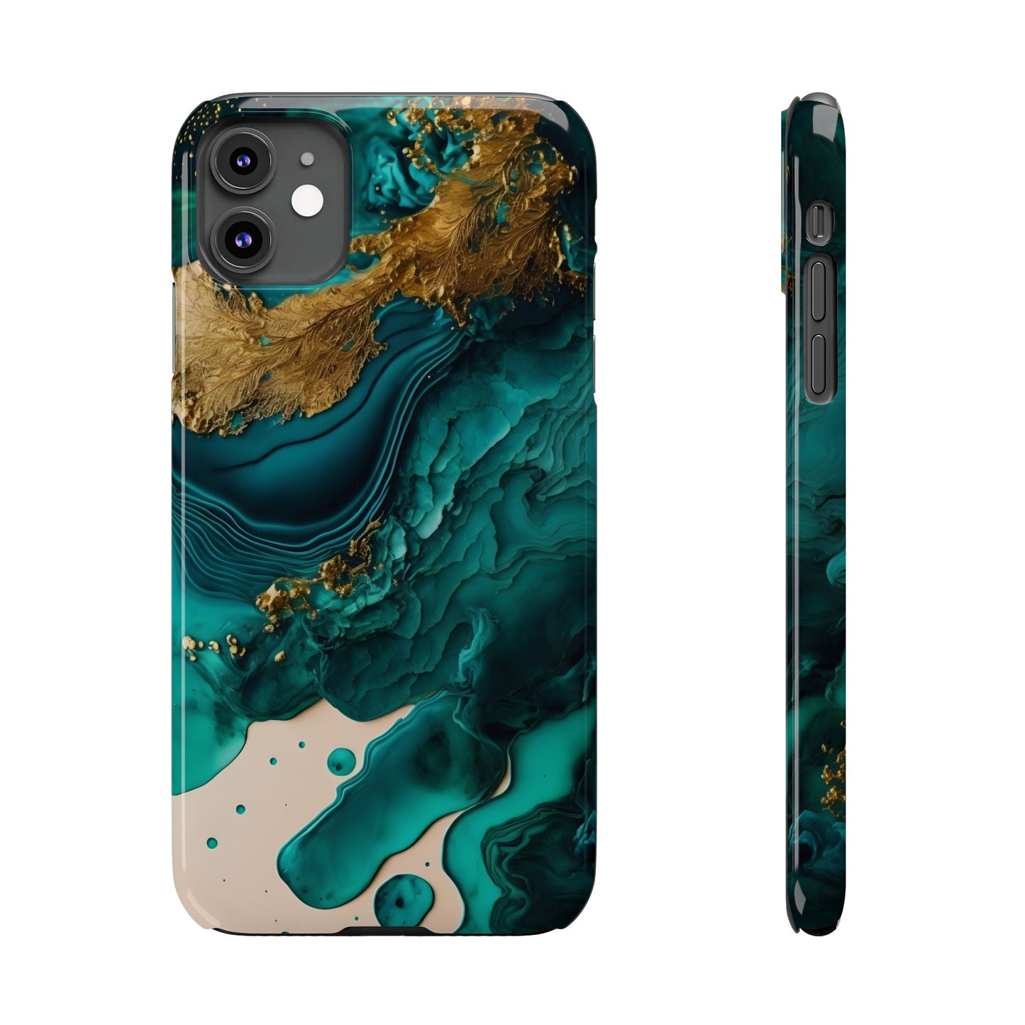 Abstract Geometric Bliss Slim Phone Case