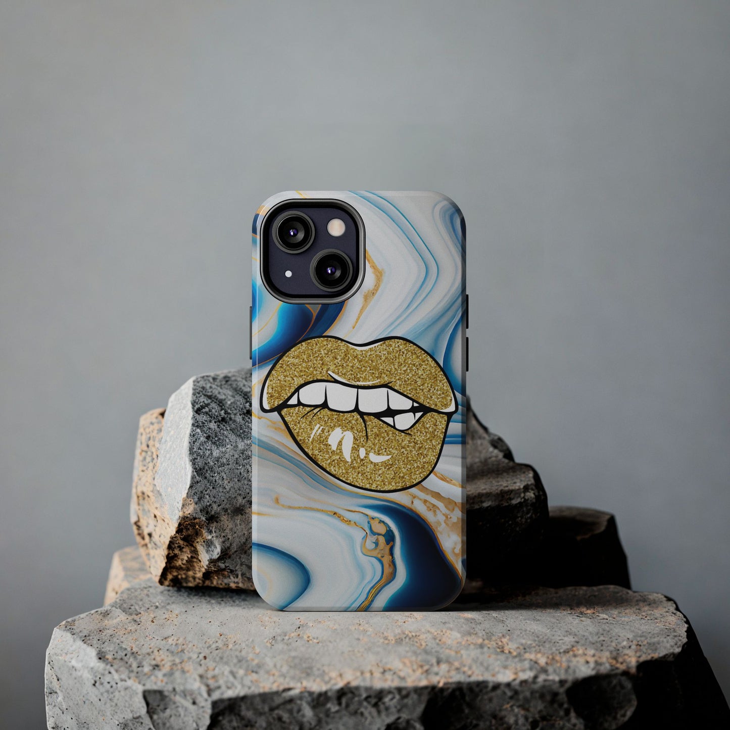 Marbled Kiss (Tough Phone Case)