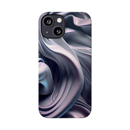 Ethereal Blue Bloom - Slim Phone Case