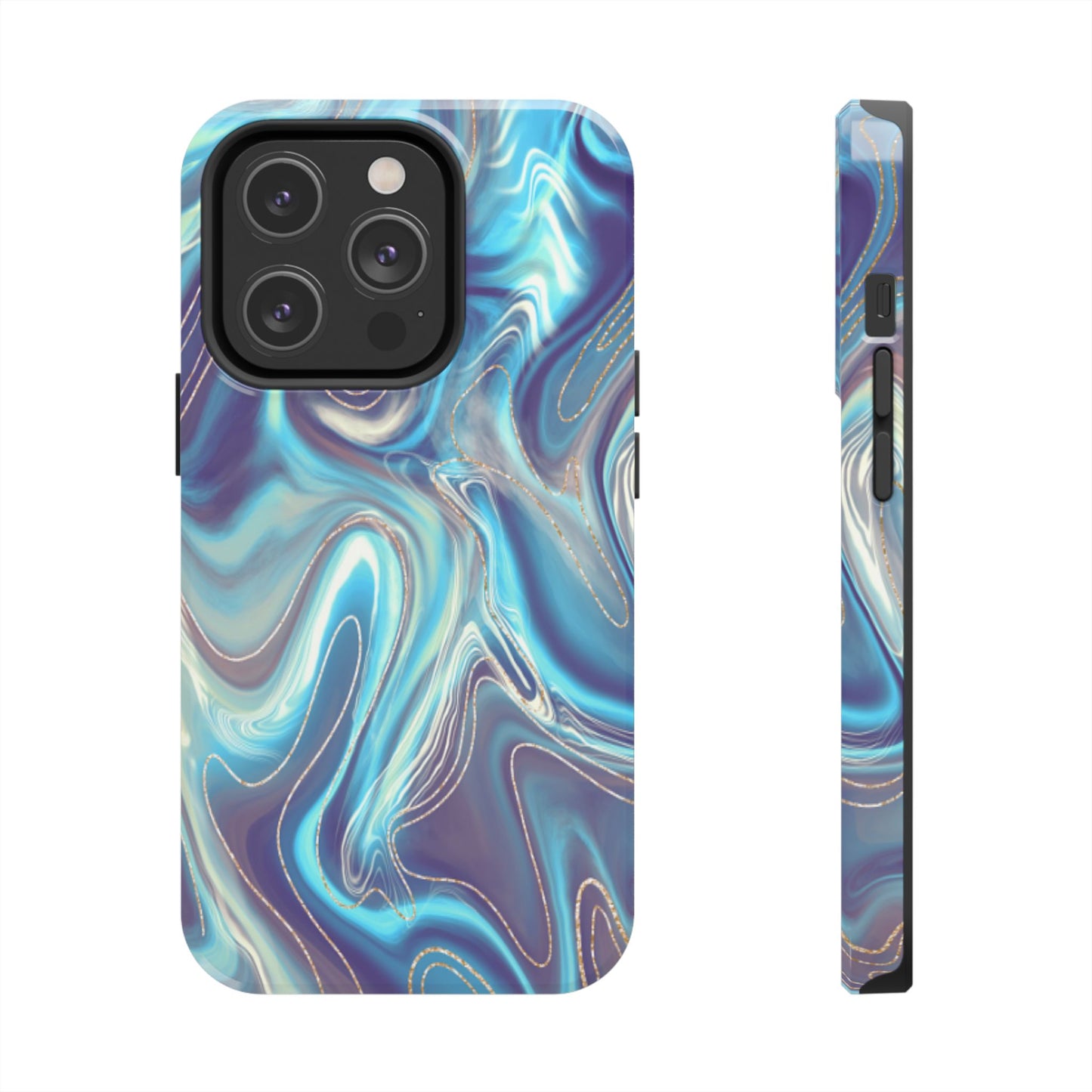 Aurora Swirl Impact-Resistant Phone Case