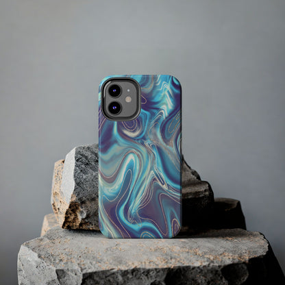 Aurora Swirl Impact-Resistant Phone Case