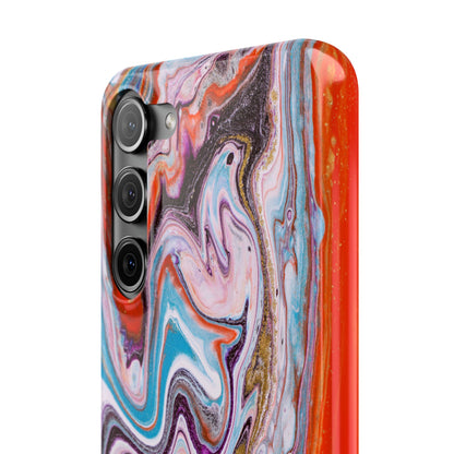 Abstract Elegance Marbled Phone Case - Slim and Protective