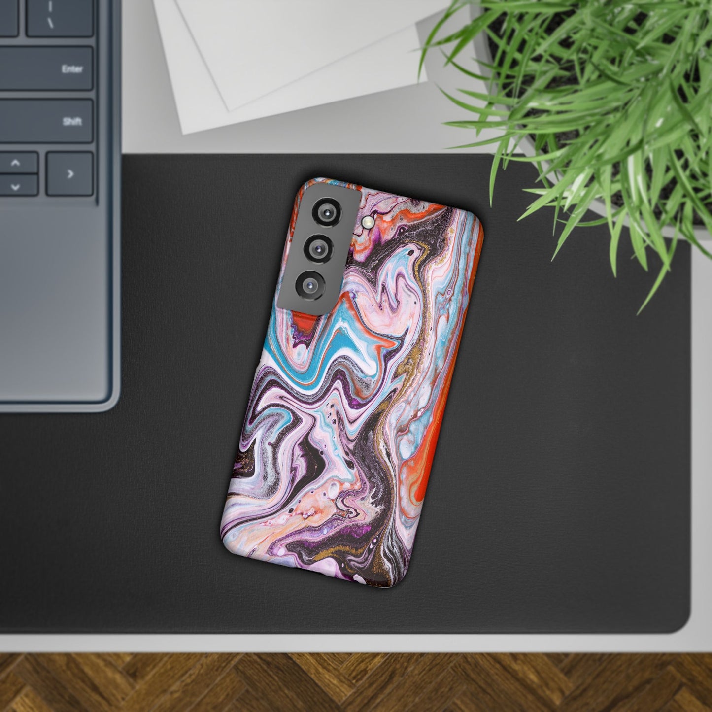 Abstract Elegance Marbled Phone Case - Slim and Protective