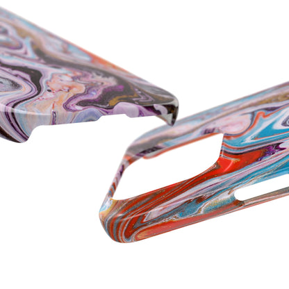 Abstract Elegance Marbled Phone Case - Slim and Protective