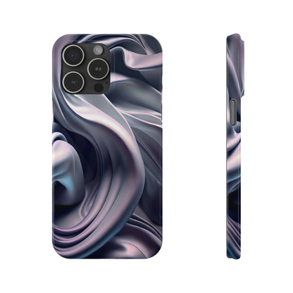 Ethereal Blue Bloom - Slim Phone Case