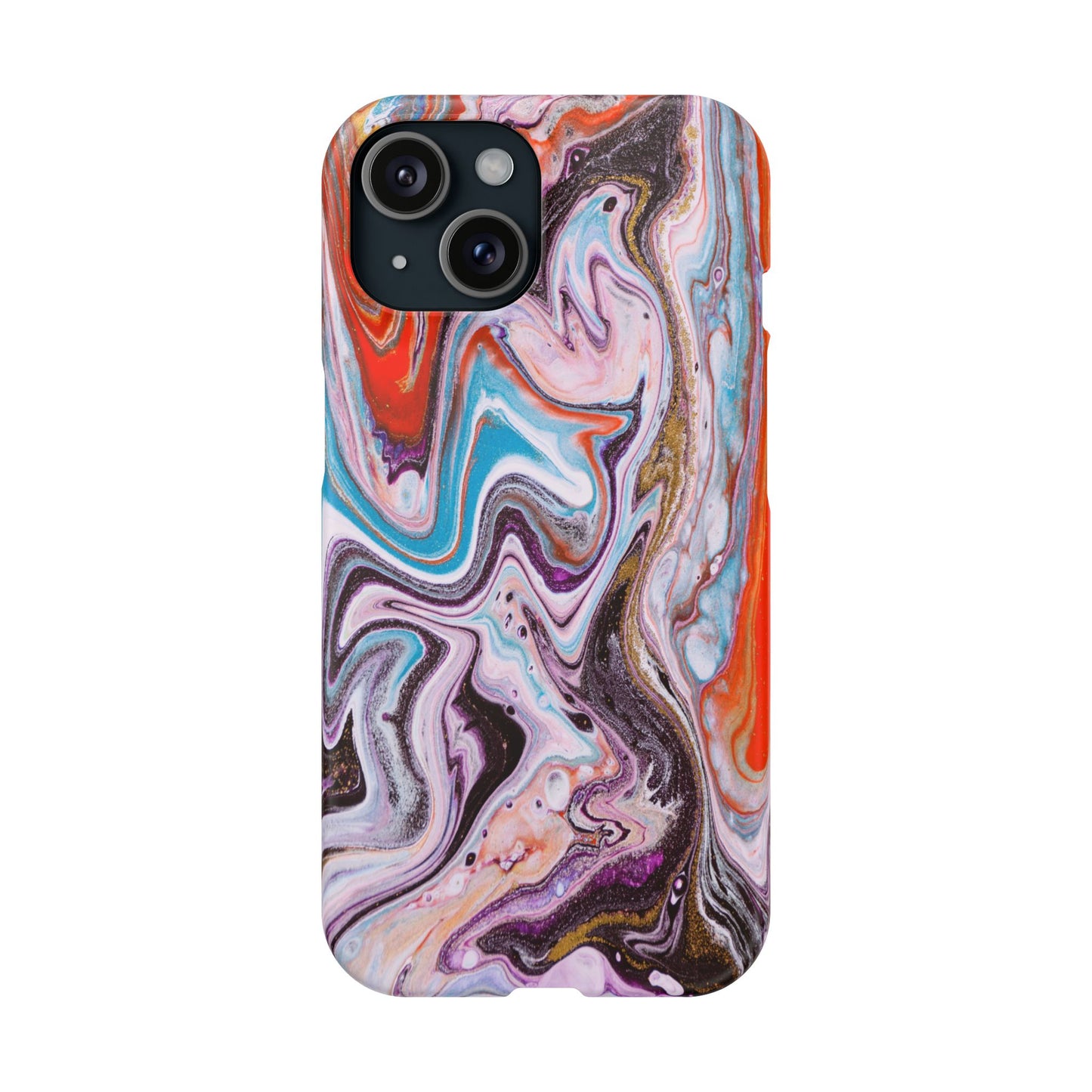 Abstract Elegance Marbled Phone Case - Slim and Protective