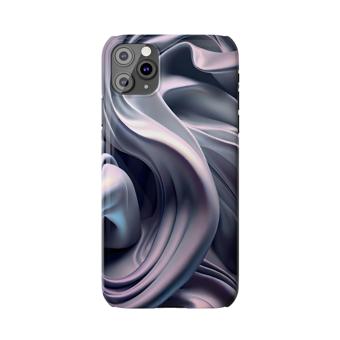 Ethereal Blue Bloom - Slim Phone Case