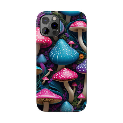 Whimsical  Mushroom Wonderland  (Slim Phone Case)