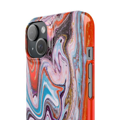 Abstract Elegance Marbled Phone Case - Slim and Protective