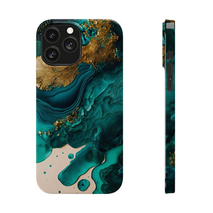 Abstract Geometric Bliss Slim Phone Case