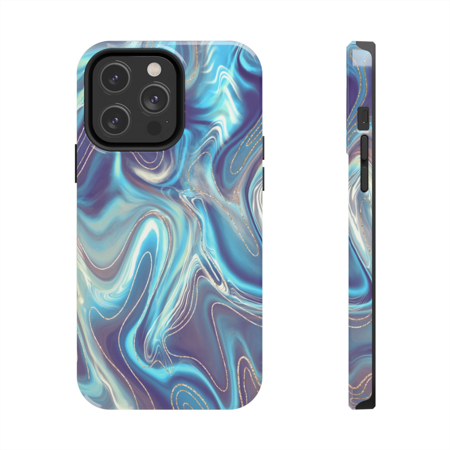 Aurora Swirl Impact-Resistant Phone Case