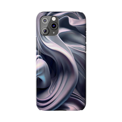 Ethereal Blue Bloom - Slim Phone Case