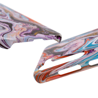 Abstract Elegance Marbled Phone Case - Slim and Protective