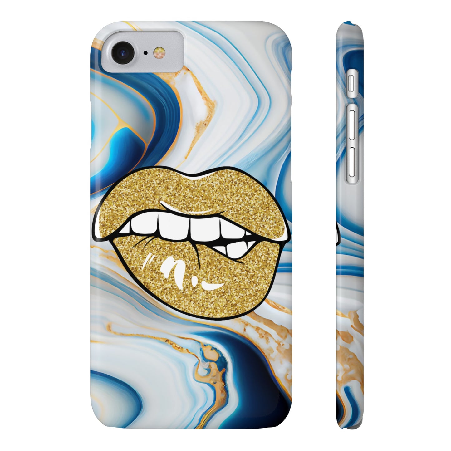 Marbled Kiss (Slim Phone Case)