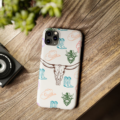 CowGirl World (Slim Phone Cases)