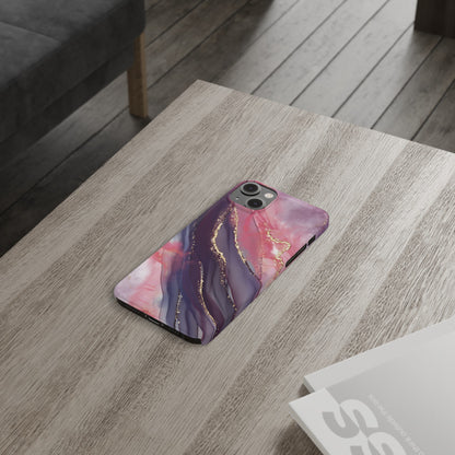 "Elegant Marbling Euphoria - Slim Phone Case