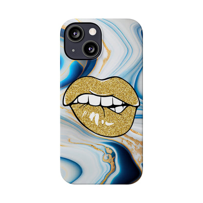 Marbled Kiss (Slim Phone Case)