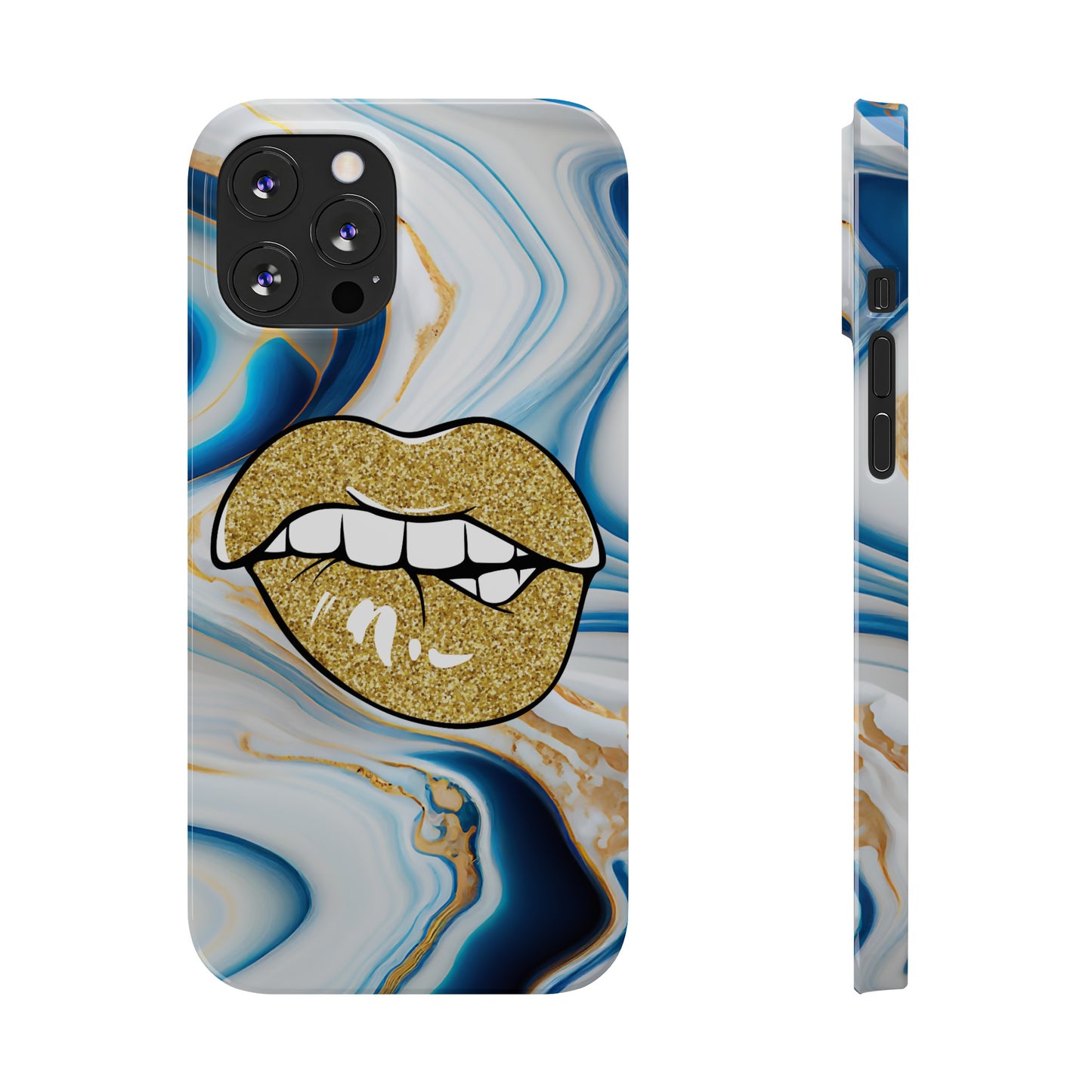 Marbled Kiss (Slim Phone Case)