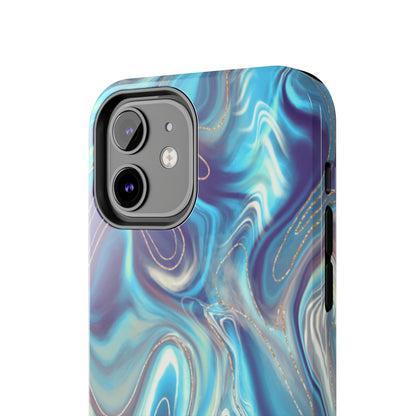 Aurora Swirl Impact-Resistant Phone Case