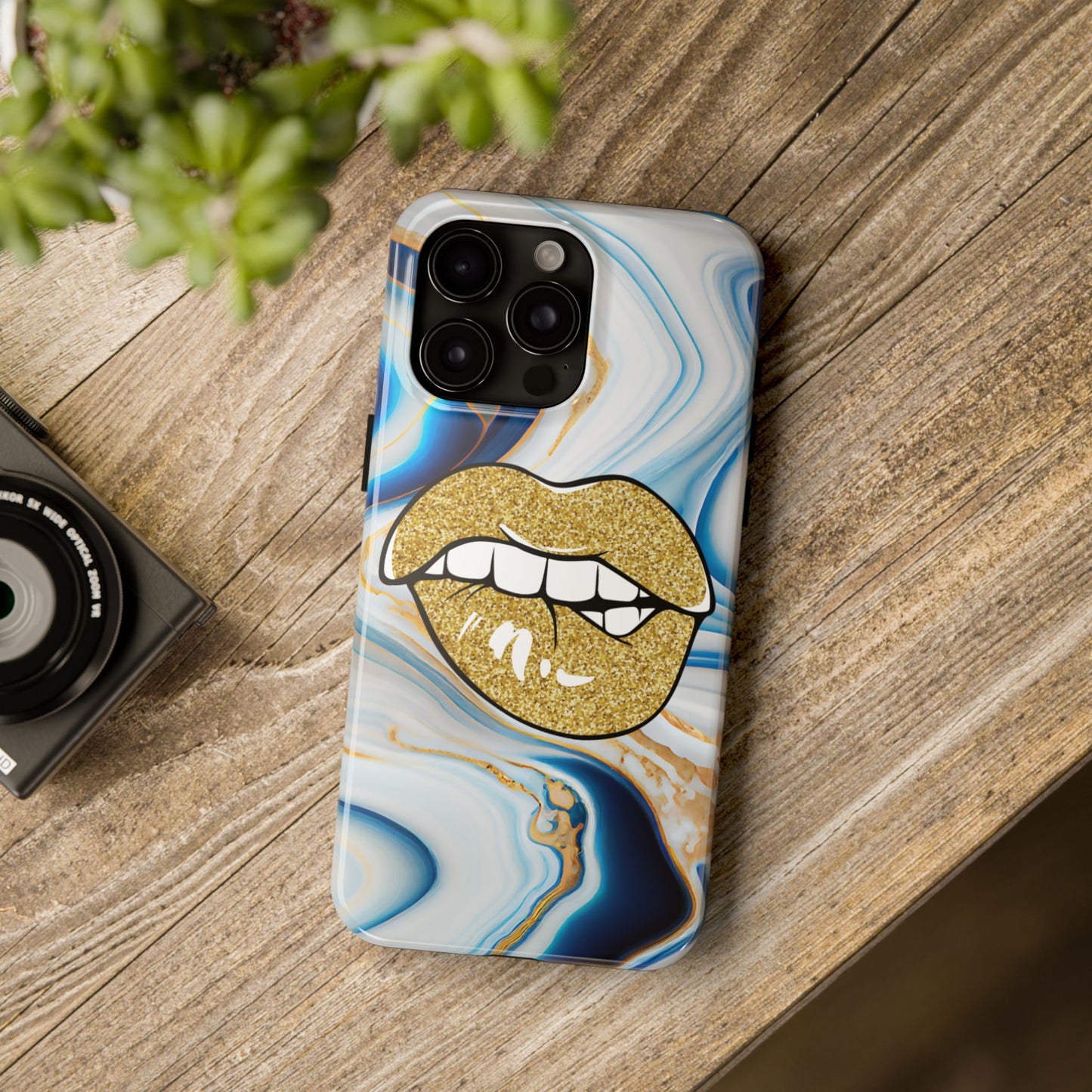 Marbled Kiss (Tough Phone Case)