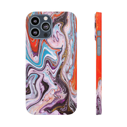 Abstract Elegance Marbled Phone Case - Slim and Protective