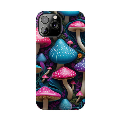 Whimsical  Mushroom Wonderland  (Slim Phone Case)