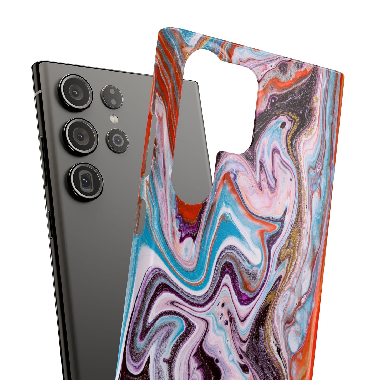 Abstract Elegance Marbled Phone Case - Slim and Protective