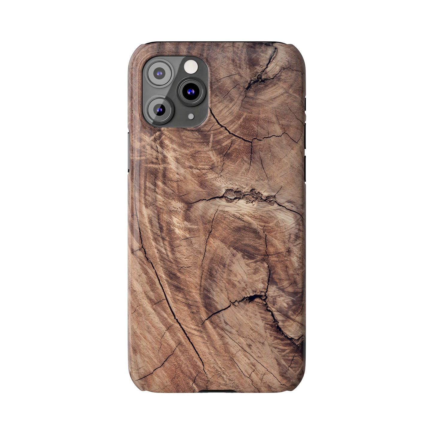 Natural Wood Grain Elegance Slim Phone Case