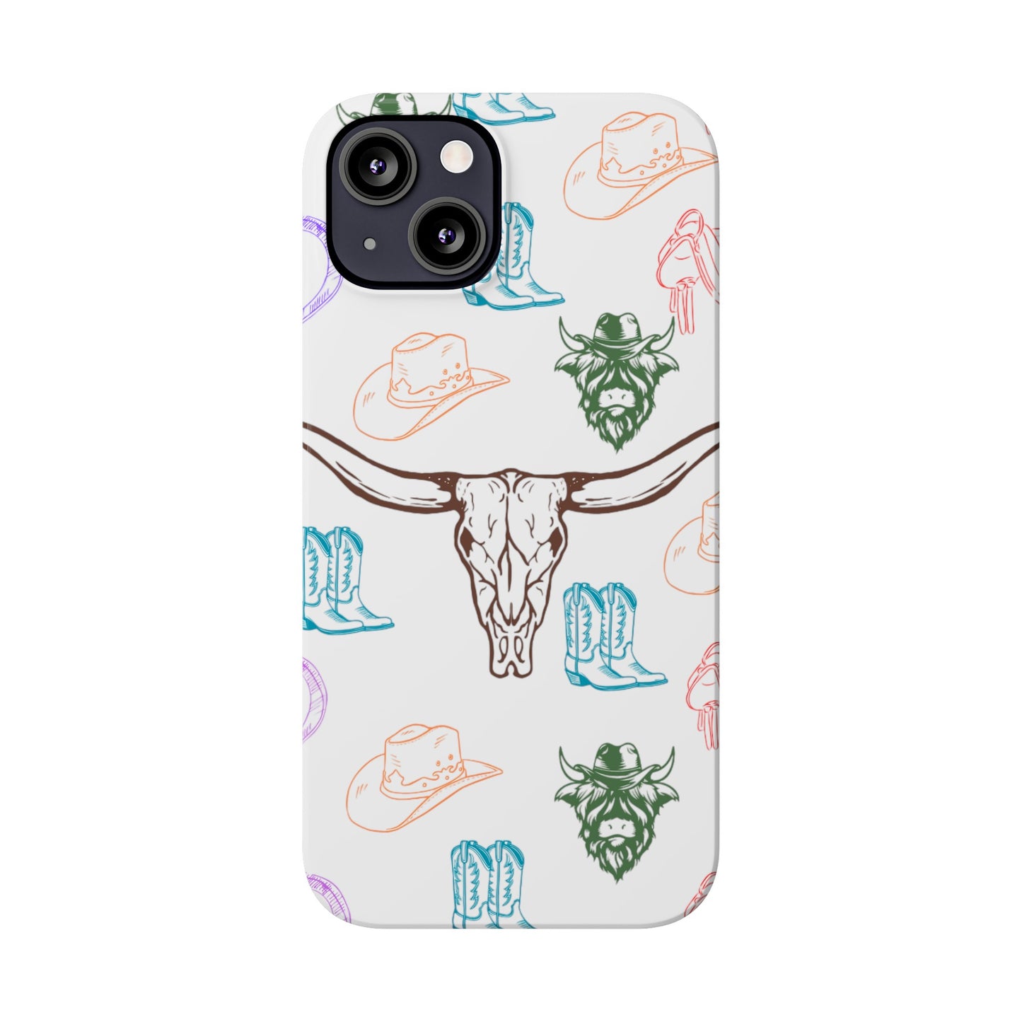 CowGirl World (Slim Phone Cases)