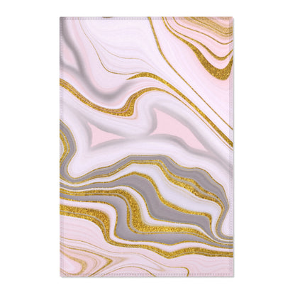 Elegant Swirls Polyester Chenille Area Rug