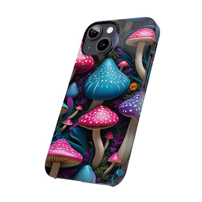 Whimsical  Mushroom Wonderland  (Slim Phone Case)