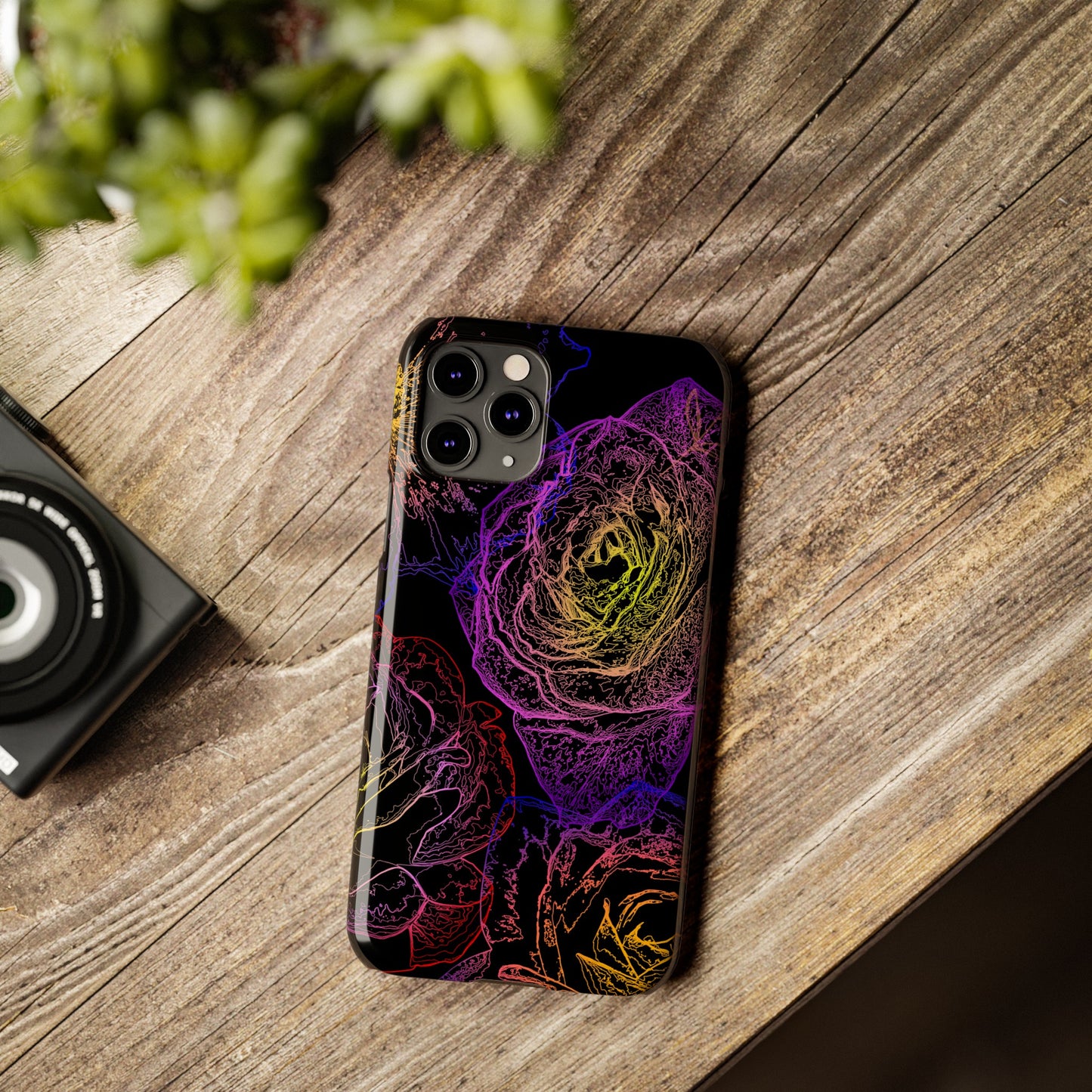 Cosmic Flower (Slim Phone Cases)