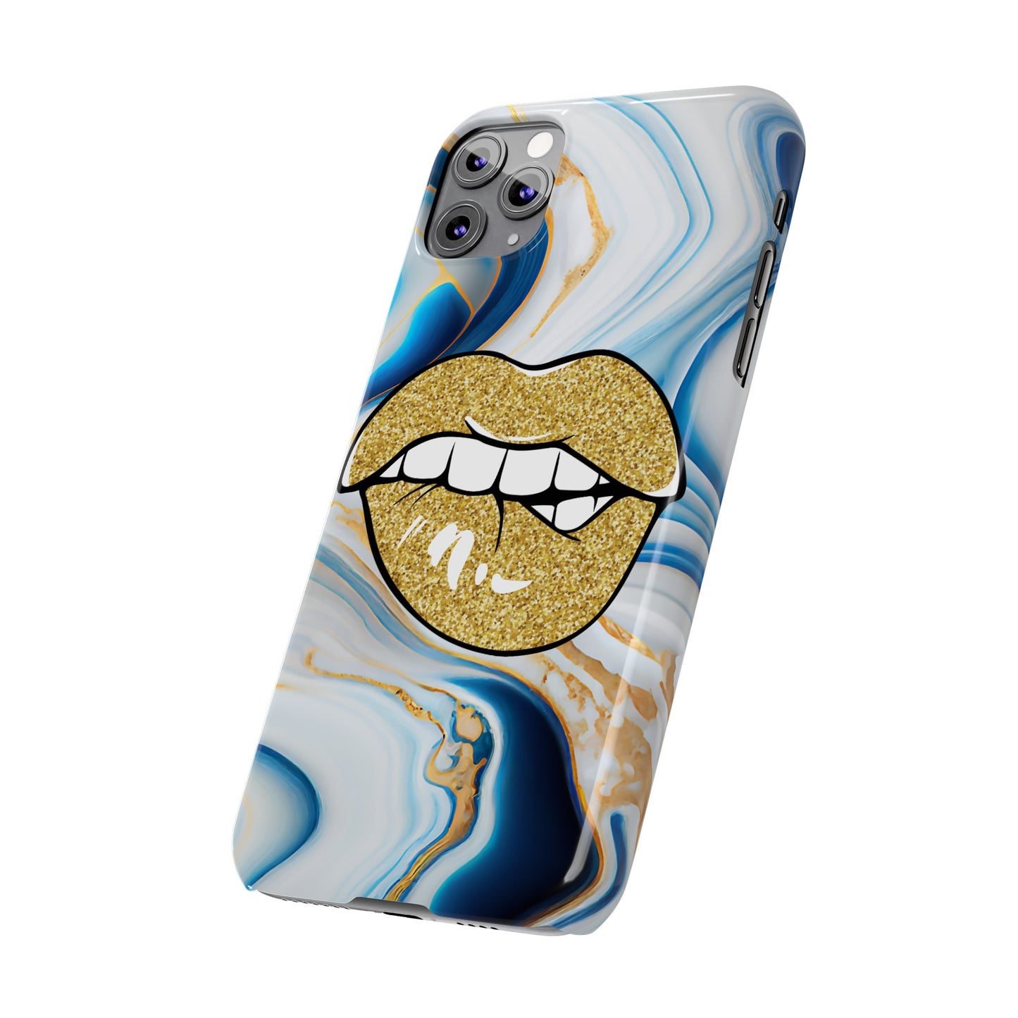 Marbled Kiss (Slim Phone Case)