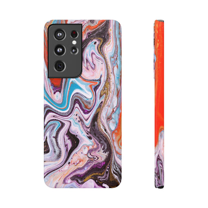 Abstract Elegance Marbled Phone Case - Slim and Protective