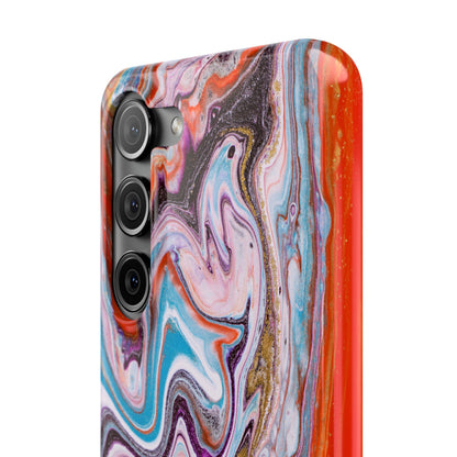 Abstract Elegance Marbled Phone Case - Slim and Protective