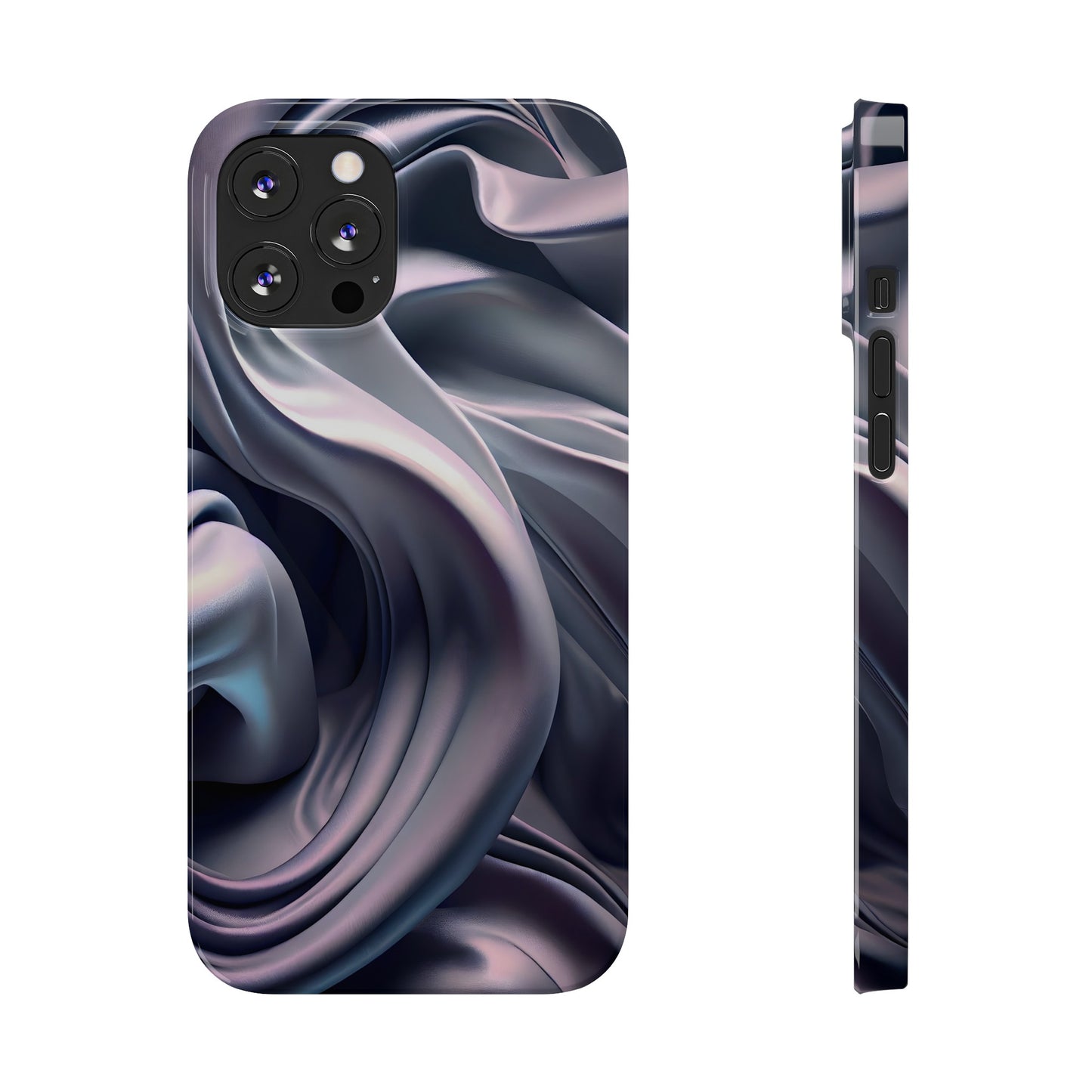 Ethereal Blue Bloom - Slim Phone Case