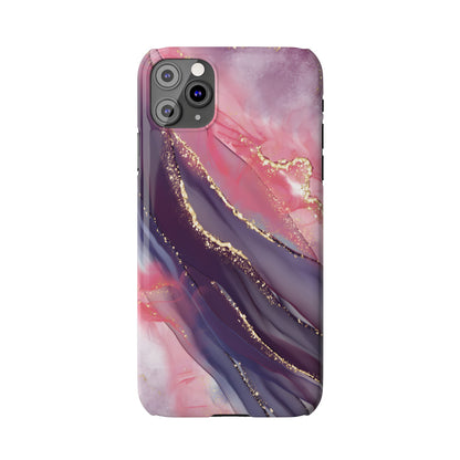 "Elegant Marbling Euphoria - Slim Phone Case