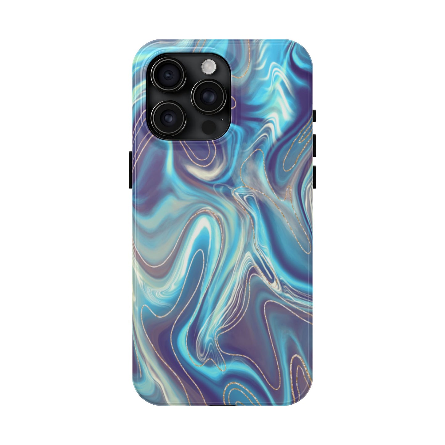 Aurora Swirl Impact-Resistant Phone Case