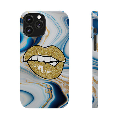 Marbled Kiss (Slim Phone Case)