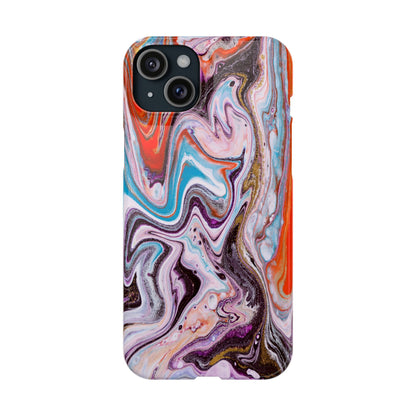 Abstract Elegance Marbled Phone Case - Slim and Protective