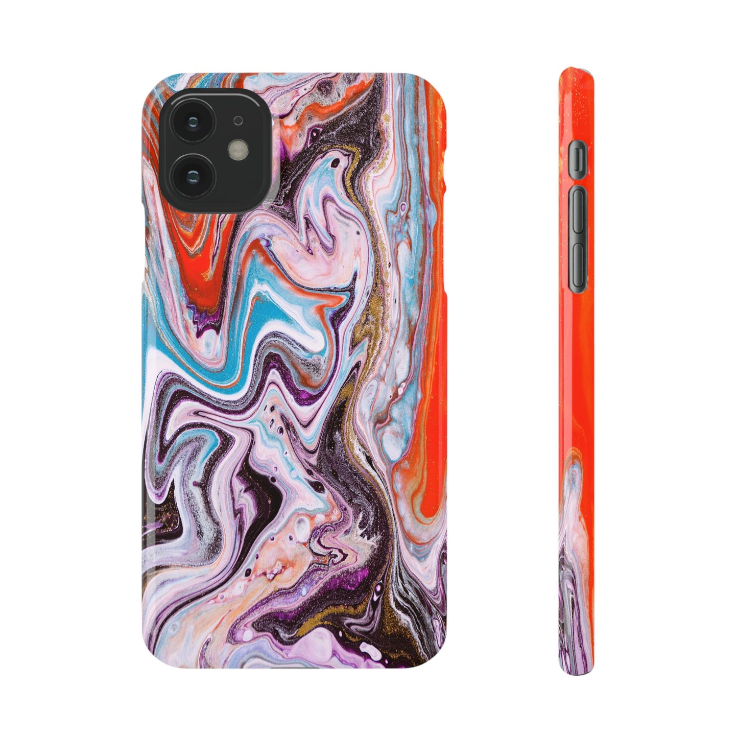 Abstract Elegance Marbled Phone Case - Slim and Protective