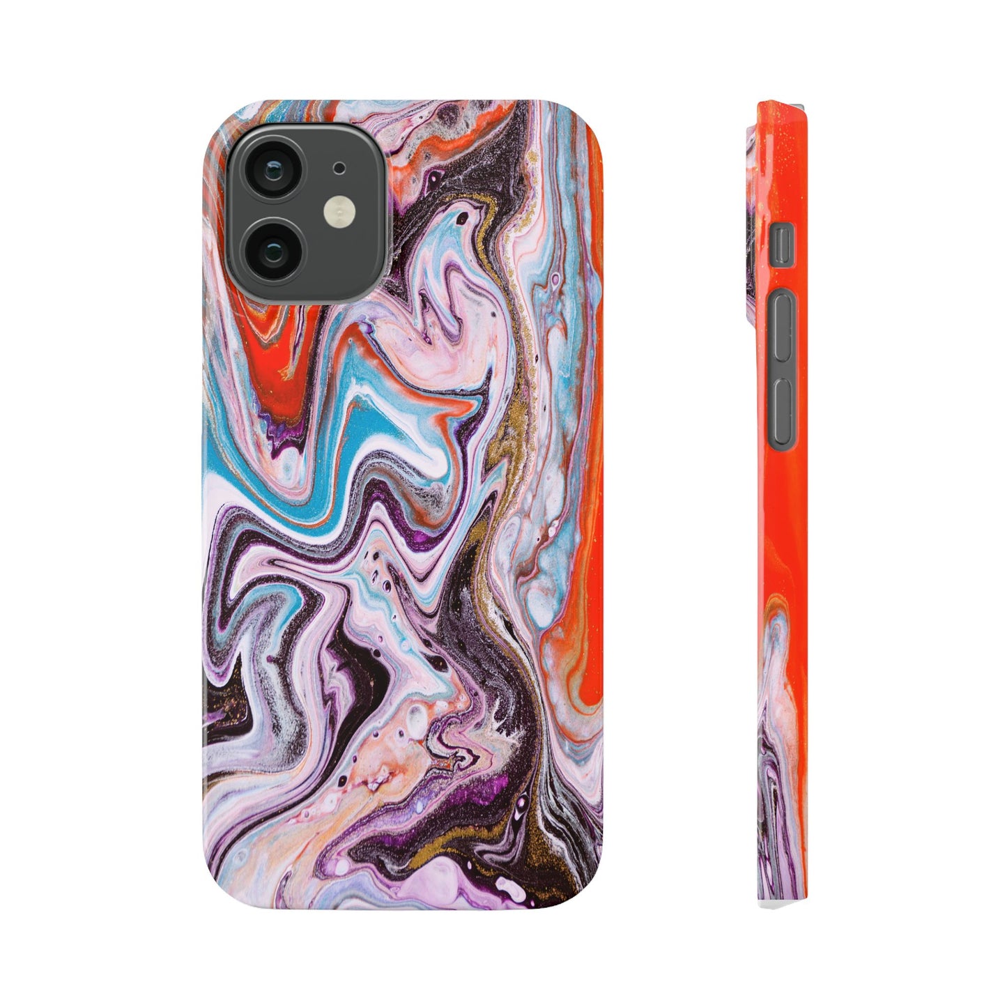 Abstract Elegance Marbled Phone Case - Slim and Protective