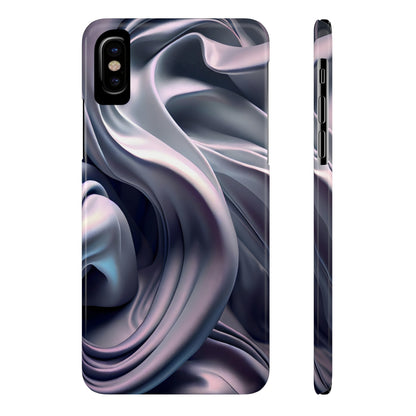 Ethereal Blue Bloom - Slim Phone Case