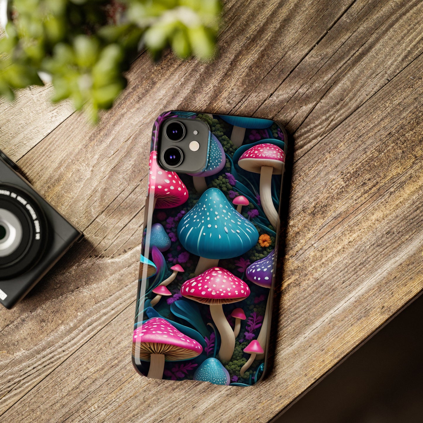 Whimsical  Mushroom Wonderland  (Slim Phone Case)