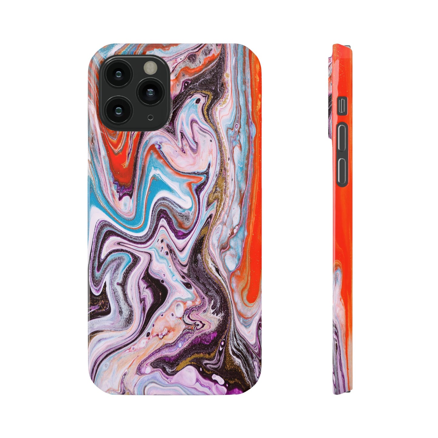 Abstract Elegance Marbled Phone Case - Slim and Protective