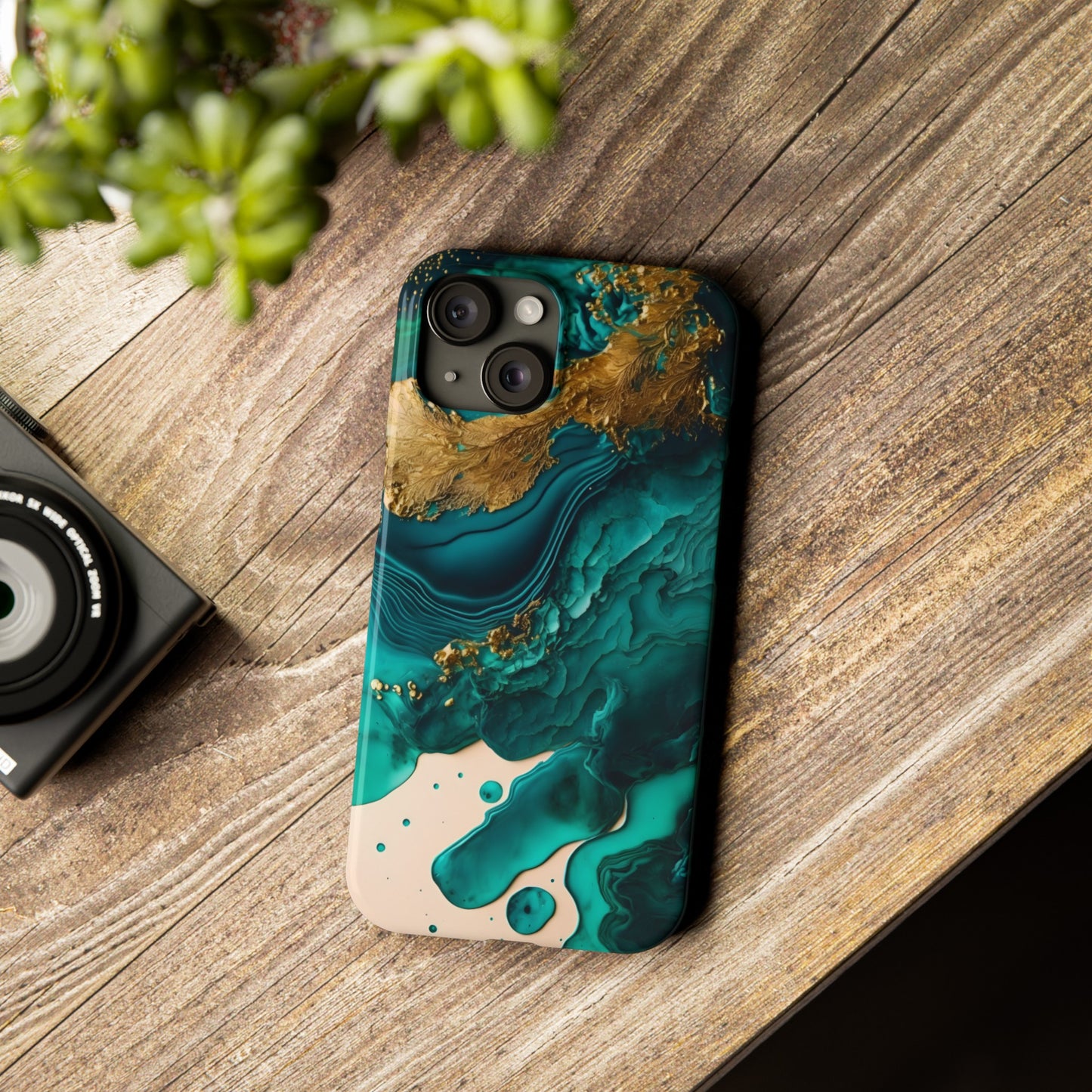 Abstract Geometric Bliss Slim Phone Case