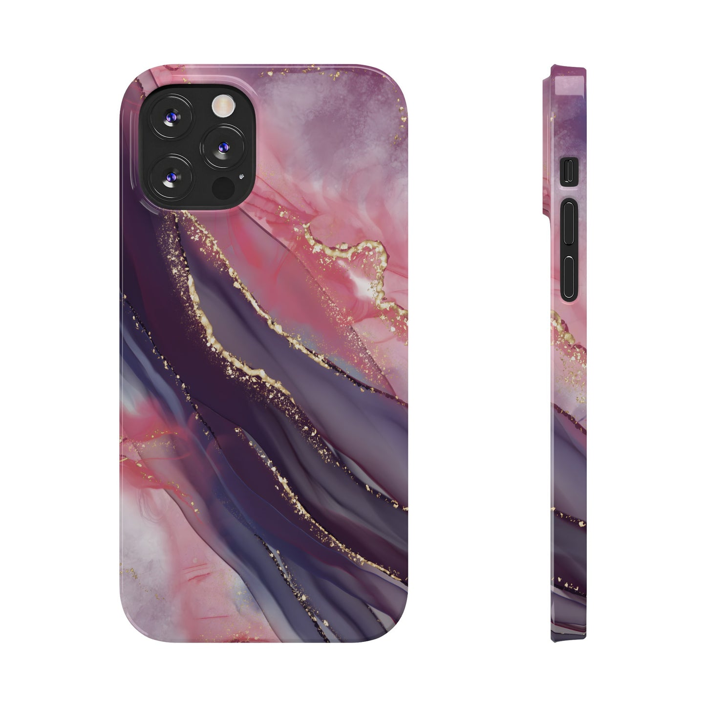 "Elegant Marbling Euphoria - Slim Phone Case