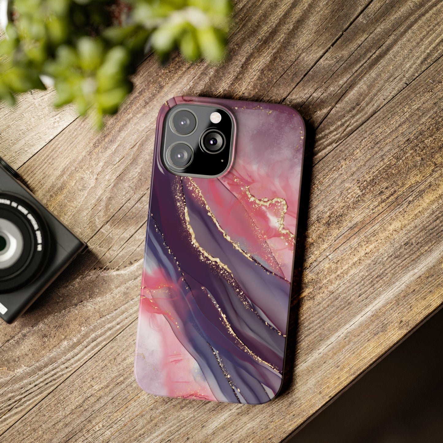 "Elegant Marbling Euphoria - Slim Phone Case