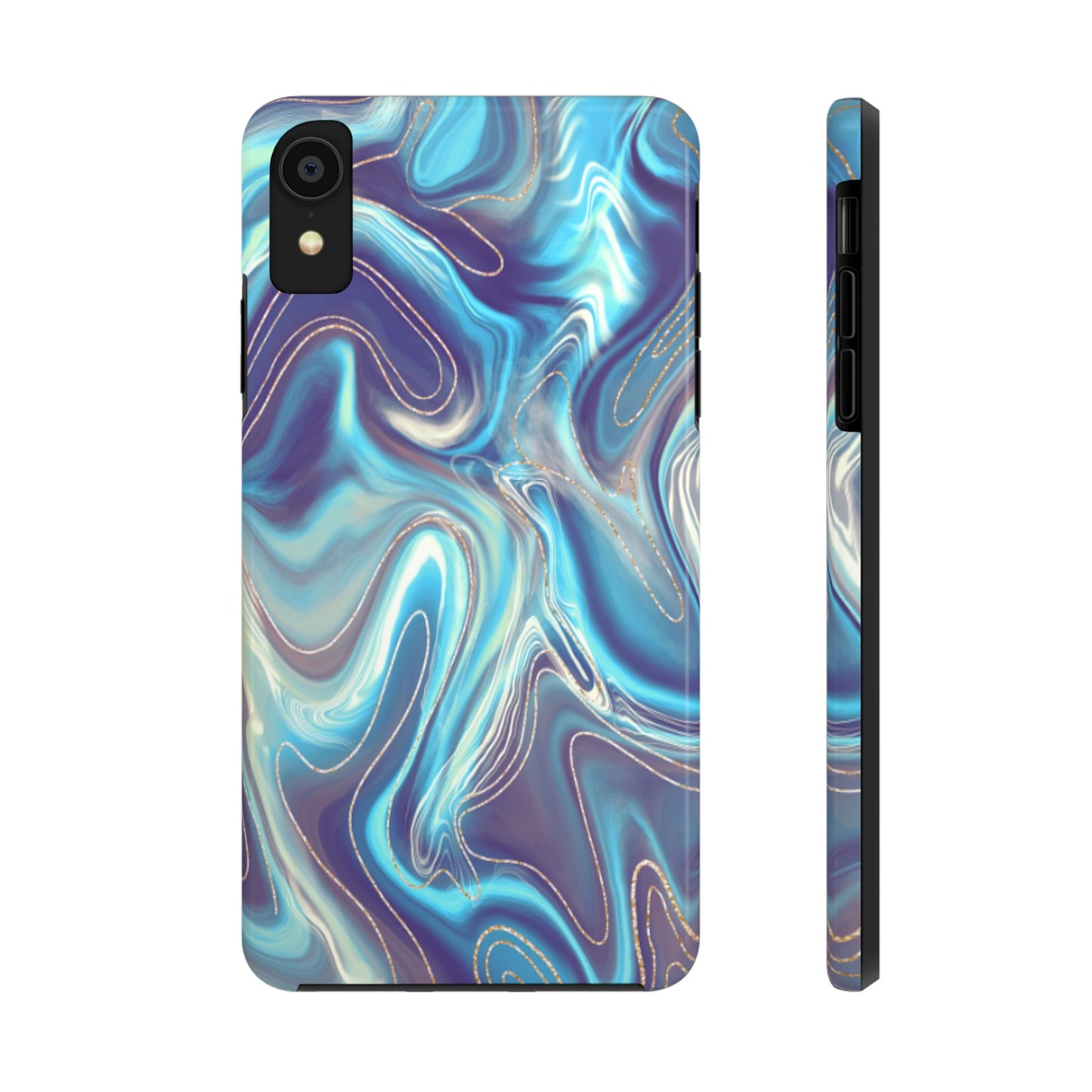 Aurora Swirl Impact-Resistant Phone Case